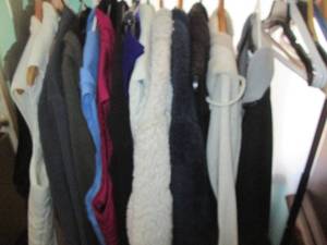 lot 143 image: Womens Outerwear Vests, hoodies, f...