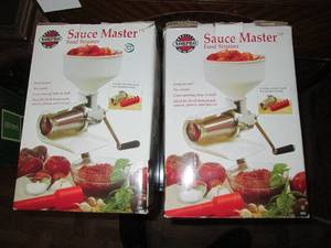 lot 157 image: (2) Norpro Sauce Master food strain...