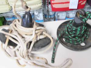 lot 367 image: (2) Boat anchors with unknown lengt...