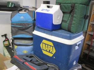 lot 371 image: Gott chest style cooler plus a vari...