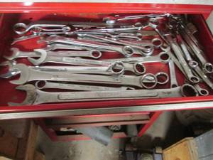 lot 436 image: Large collection of hand wrenches...