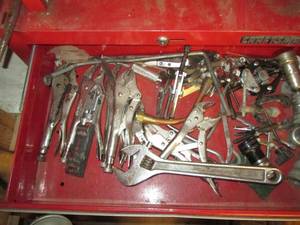 lot 437 image: Locking pliers and other hand tools...