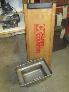 lot 463 image: Wood creeper and stainless steel pa...