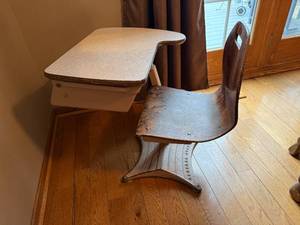 Antique Childs School Desk