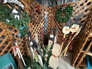 Lot of Snowman Themed Craft Show Overstock  Inventory