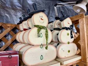 Snowman and Holiday Themed Craft Show Overstock Inventory
