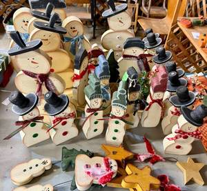 Assorted Snowman Themed Craft Show Overstock Inventory