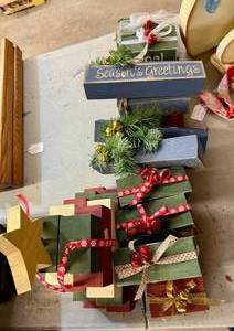 Assorted Christmas Themed Craft Show Overstock Inventory