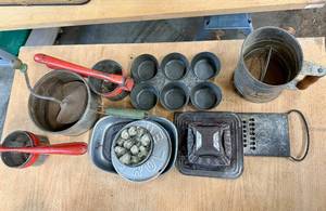 Vintage Baking and Cooking Utensils