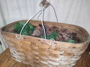 Basket of Pinecones