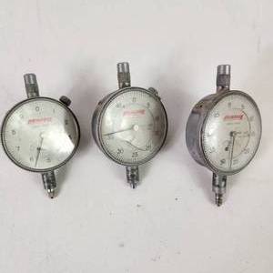 lot 32 image: Lot Of Three Vintage Gauges Good Condition