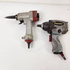 lot 45 image: Lot Of Two Pneumatic Tools Good Condition UNTESTED