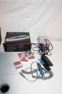 lot 5 image: Zeny Electric Nail Drill Machine with Attachments