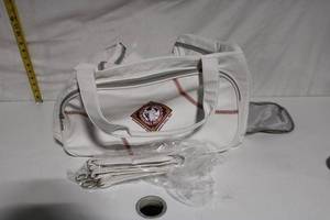 lot 66 image: Negro Leagues Baseball Museum White Duffel Bag