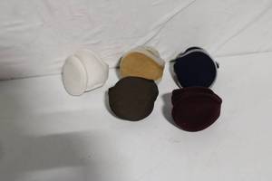 lot 119 image: Collection of 5 Soft Fleece Ear Warmers in Assorted Colors