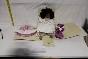 lot 136 image: Limited Edition Maud Humphrey Collectible Doll with Accessories