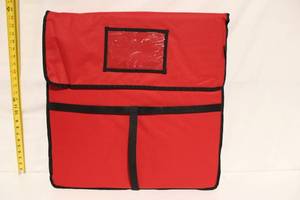 lot 198 image: Red CrewWare Insulated Food Delivery Bag