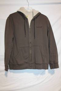 lot 216 image: Timberland Mens Fleece-Lined Hoodie Jacket, Size XL