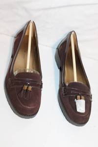 lot 276 image: Pair of Womens Brown Loafers - Size 8 12 M