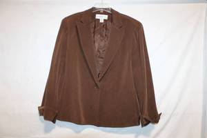lot 328 image: Brown Jones New York Womens Blazer, Size 16