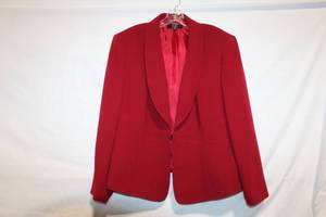 lot 333 image: Alex Marie Womens Red Blazer Size 18W
