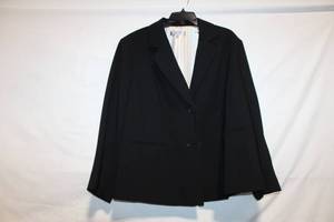 lot 339 image: Kasper Womens Black Blazer, Size 22W