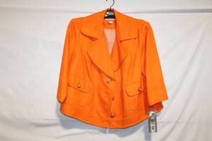 lot 349 image: Womens Nygaard Collection Orange Jacket Size 18