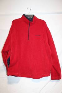 lot 354 image: Old Navy Red Fleece Pullover Jacket XL