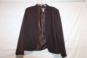 lot 433 image: Womens Size 18 Dark Brown Blazer by Investments