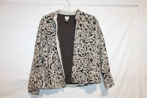 lot 436 image: Chicos Patterned Womens Jacket, Size 3