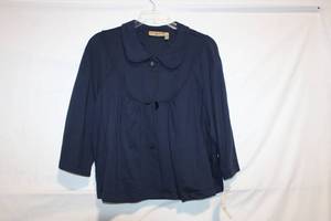 lot 445 image: Notations Womens 2X Navy Blue Jacket