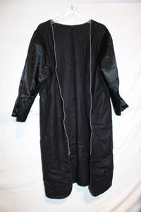 lot 450 image: Black Wool Blend Coat with Lining Size 12