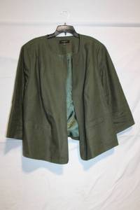 lot 452 image: Womens Plus Size Talbots Jacket in Olive Green, 22W