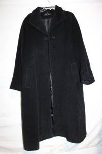 lot 464 image: Jones New York Black Wool Blend Coat Size 20W
