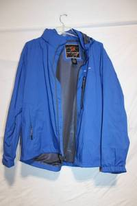 lot 472 image: Mens Free Country Blue Hooded Jacket 3XL
