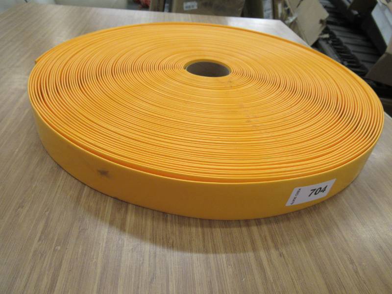 lot 911 image: Sunniland 2 Wide x 200 Roll Vinyl Strap for Patio Pool Lawn Garden Furniture - YELLOW