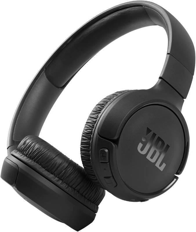 lot 416 image: NEW JBL Tune 510BT Wireless On-Ear Headphones with Purebass Sound - Black