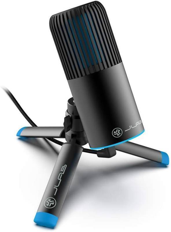 lot 811 image: JLab Talk Go USB Microphone, USB-C Output, Cardioid or Omnidirectional,, 20Hz, 20kHz Frequency Response, Plug and Play