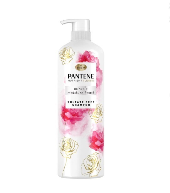 lot 354 image: NEW Pantene Pro-V Miracle Moisture Boost with Rose Water Shampoo, 30 Fluid Ounce