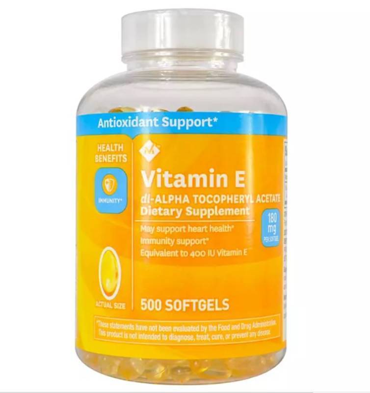 lot 360 image: NEW  Members Mark Vitamin E Softgels, 180 mg, 500 ct.
