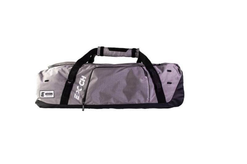 lot 196 image: NEW Epoch Lacrosse GearDuffle Bag, Rip-Stop Hex Material, Vented Main Compartment, Spacious Design - Grey