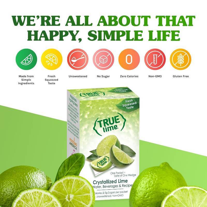 lot 232 image: NEW TRUE LIME, Bulk Pack - 0.03 Ounce, 500 Count (Pack of 1) Zero Calorie Unsweetened Flavor Packets Made with Real Limes