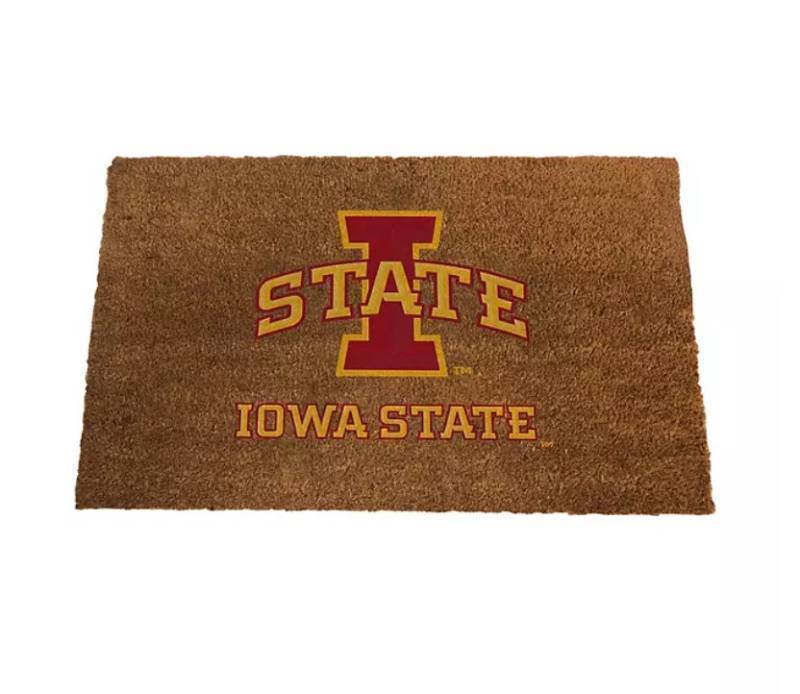 lot 347 image: NEW Logo Brands 23 in x 35 in Outdoor Mat - Iowa State Cyclones