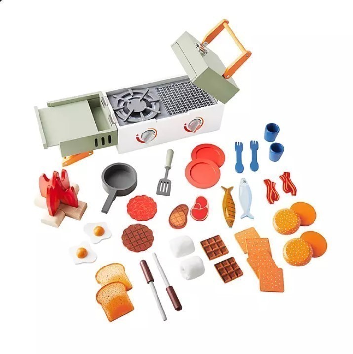 lot 359 image: NEW Members Mark Wooden Camping Food Playset