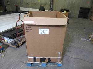 lot 106 image: Pallet of Unprocessed Reused Lightweight PE Billboard Tarps and Remnants
