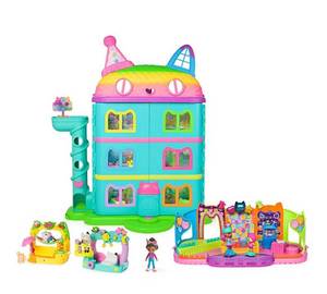 lot 166 image: NEW Gabbys Dollhouse Celebration and Deluxe Playsets