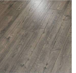 lot 110 image: Pallet of 15 Boxes (roughly 270 sq ft) of Mohawk Westmere Scraped Oak 6.1in. Waterproof Surface Laminate Wood 12mm Plank Flooring