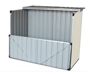 NEW Build-Well 4 ft. x 3 ft. Metal Horizontal Modern Storage Shed without Floor Kit