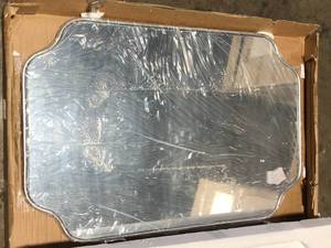 lot 13 image: Plumley Scallop Mirror   Customer Returns See Pictures