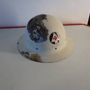 lot 13 image: WW2 civil defense firefighter insgi...